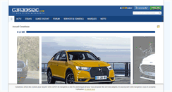 Desktop Screenshot of caradisiac.com