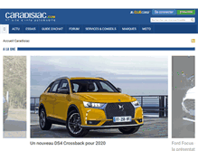 Tablet Screenshot of caradisiac.com